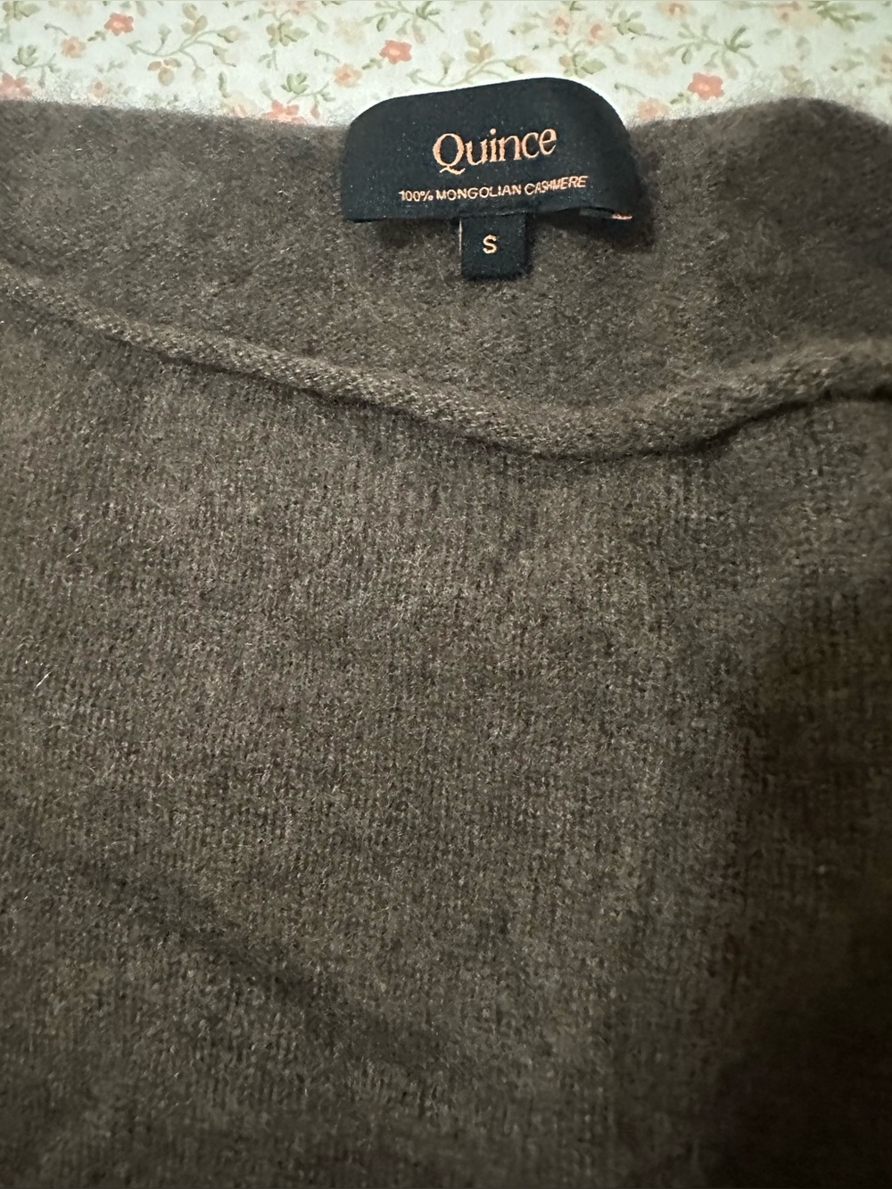 Women's Brown boatneck Sweater size small - Picture 6 of 10